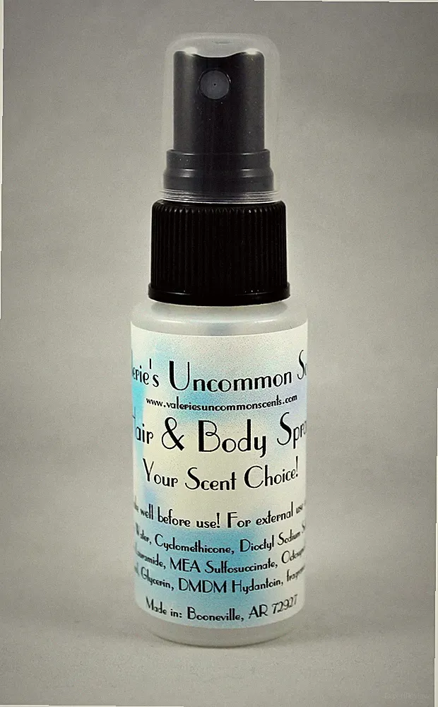Satsuma Citrus Orange scented HAIR & BODY PERFUME FRAGRANCE SPRAY MIST 1oz