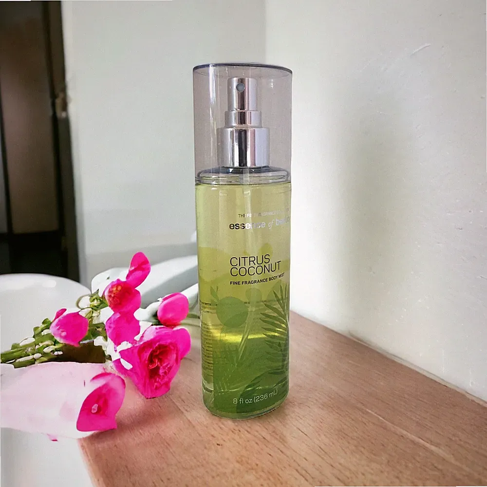 Citrus Coconut ESSENCE OF BEAUTY Fine Fragrance Body Mist 8oz SPRAY Discontinued