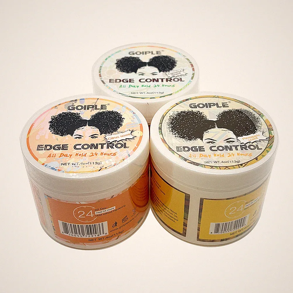 Goiple Edge Control Gel 24 Hours Strong Hold 4oz (2PACK)