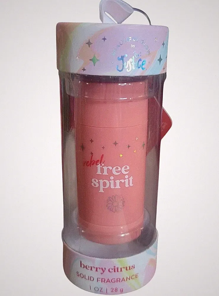 justice perfume Rebel Free Spirit Berry Citrus Solid 1 oz