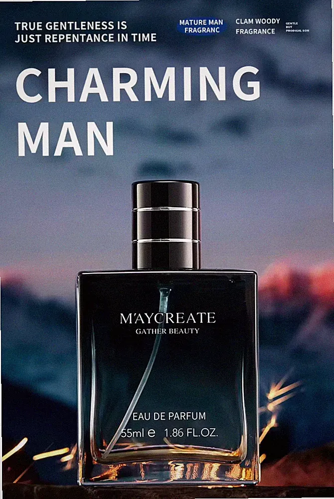 Men’s Cologne - M’AYCREATE - Clam Woody Fragrance 1.86 FL OZ (New)
