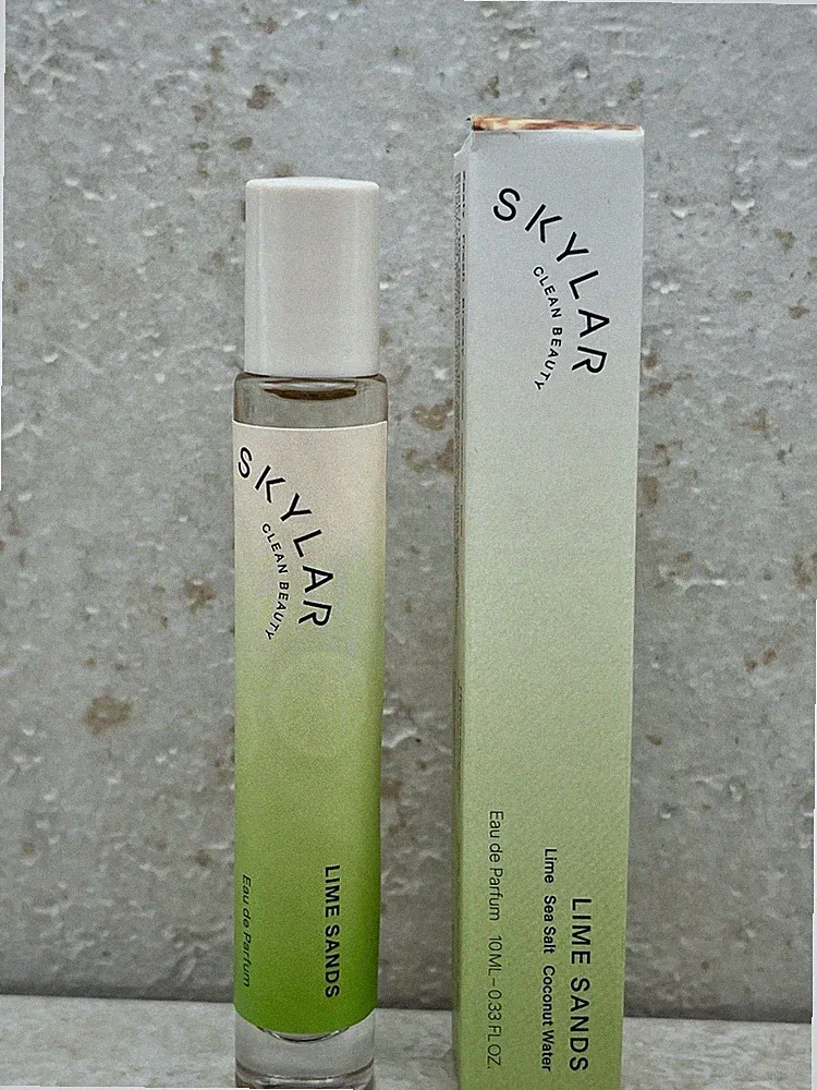 Skylar Lime Sands Rollerball Perfume Oil – Clean Citrus Fragrance – Travel Size