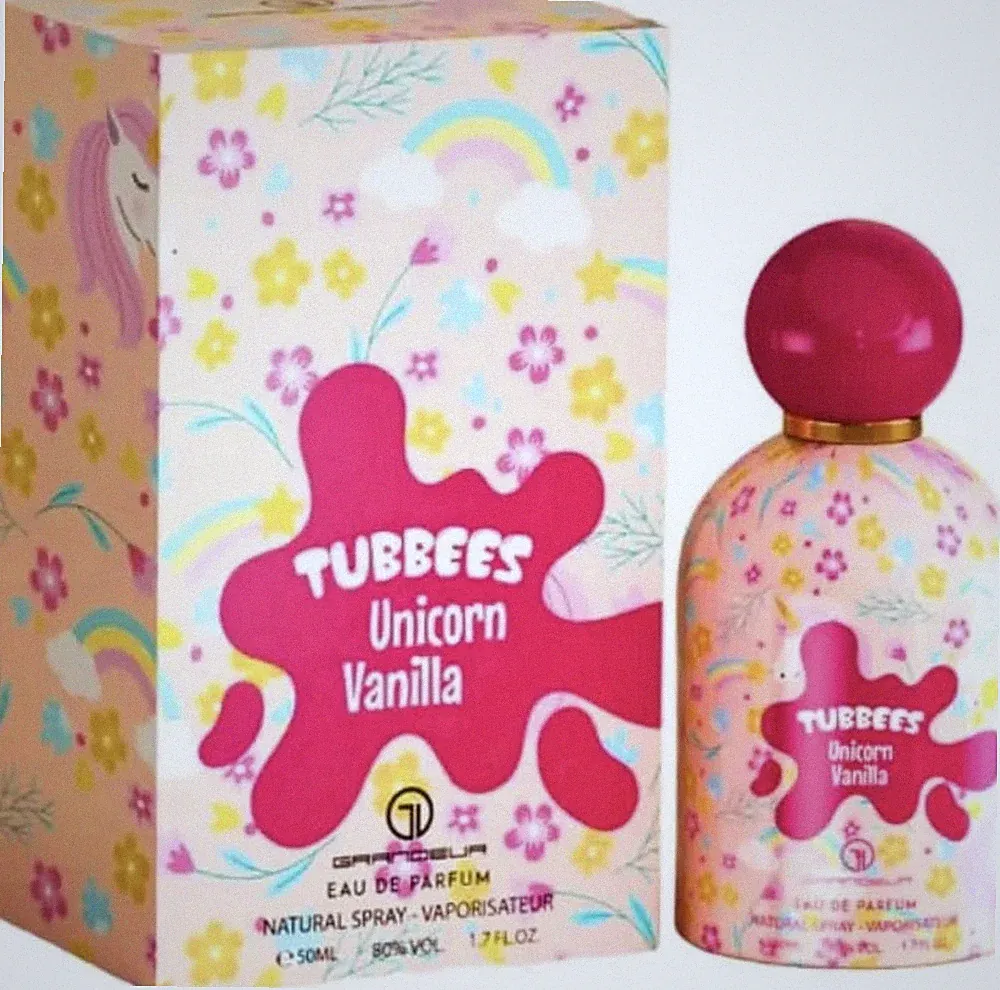 Tubbees Unicorn Vanilla Eau de Parfum Spray 1.7 fl oz Vanilla Cotton Candy
