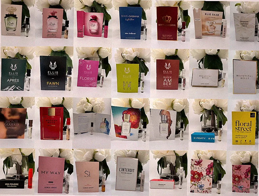 Women's Perfume Sample Vial Set - Lot x 10 Designer Perfume Assorted Vials